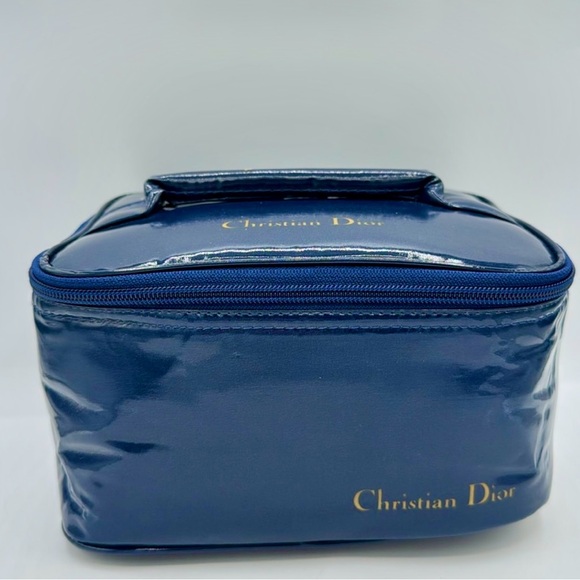 Christian Dior Handbags - CHRISTIAN DIOR *Vintage* Midnight Blue 💙Cosmetic Bag (NOT Dior Beaute) EUC 💎💙